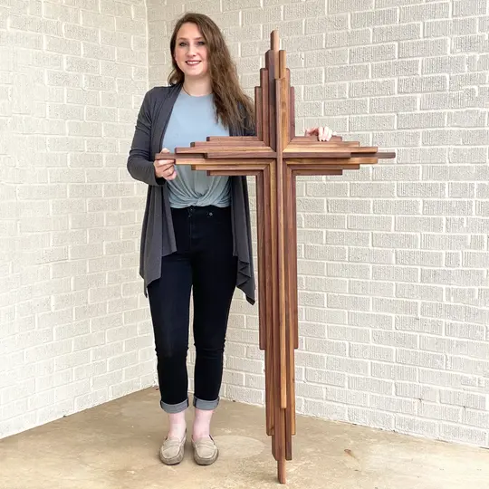 Walnut Layered Crosses