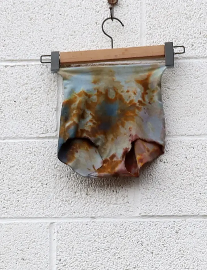 OOAK - Granny Panty / XXS / Stretch Cotton / Ice Dye (149)