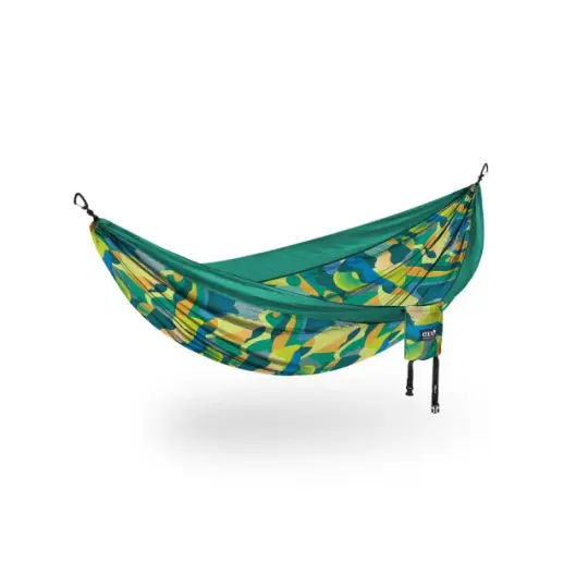DoubleNest Hammock Print Retro | Emerald