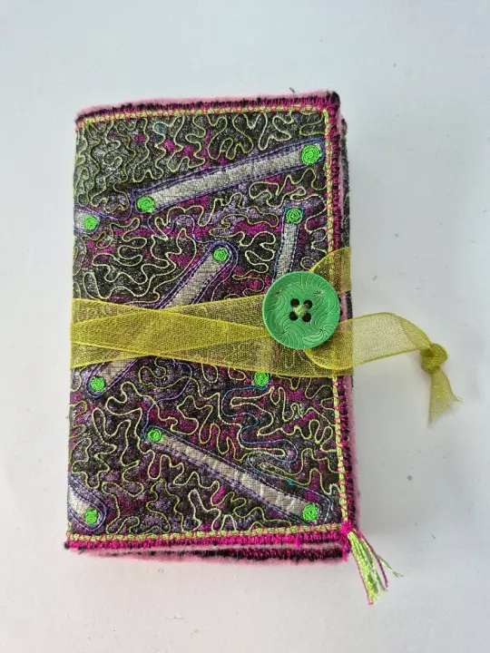 Purple Green Plankton Needlecase