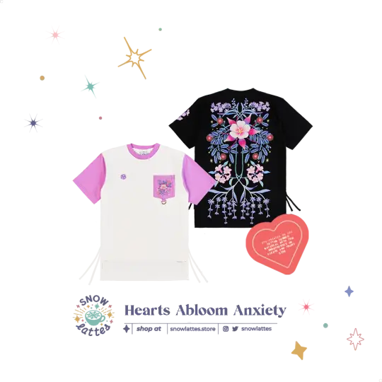 Hearts Abloom - Anxiety T-shirt