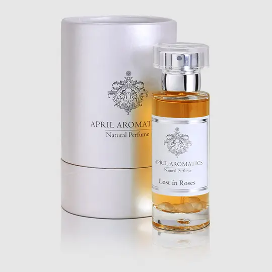 Lost in Roses — natural perfume by April Aromatics, sandalwood, centifolia rose and Sandalwood, 30 ml
