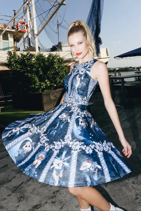 The Moon And The Stars Longline Princess Dress