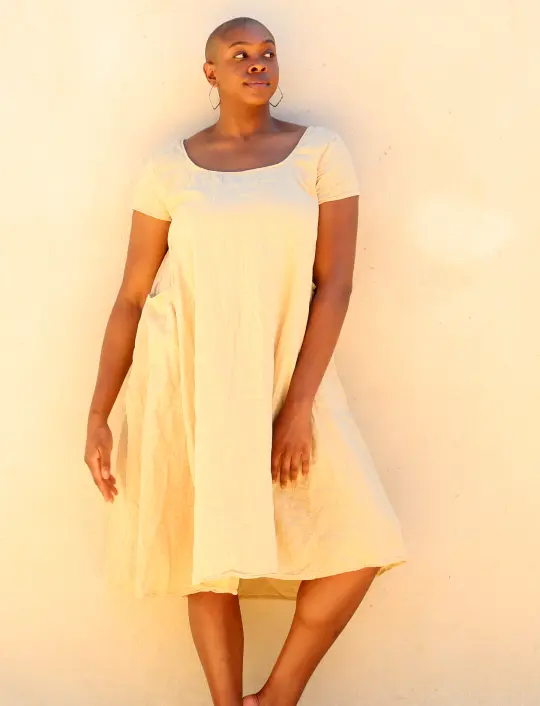 Everyday Perfect Pockets Wanderer Below Knee Dress