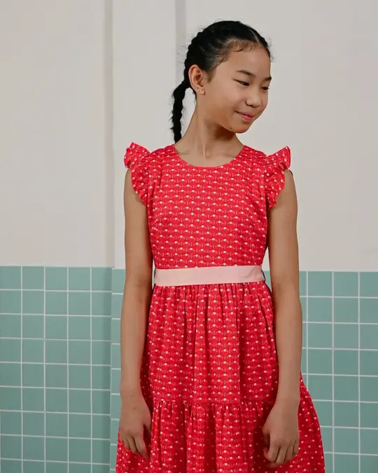 Blair Dress - Skyla Red