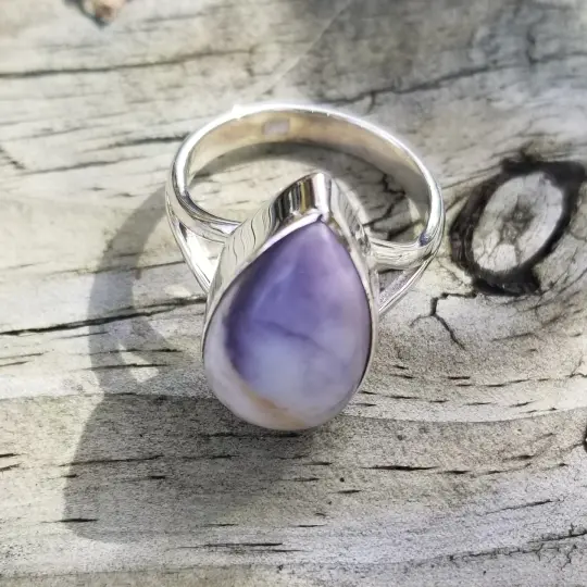 Drop of Tiffany - Tiffany Stone Ring in Sterling