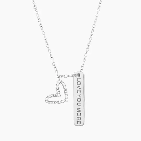 Ella Stein I Love You More Pendant Necklace