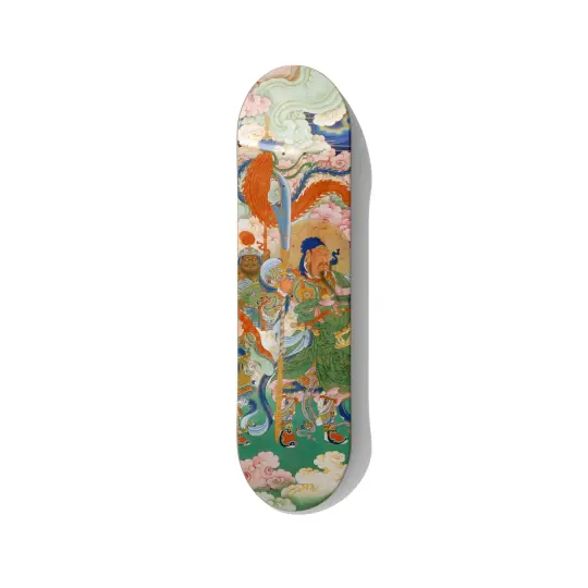 Guan Yu Chinese Deity of War Skateboard Wall Art