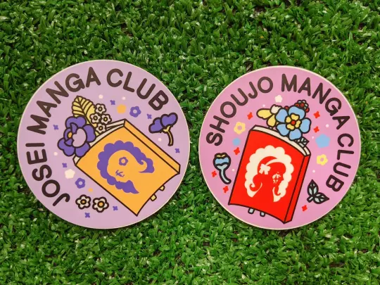 josei or shoujo manga club waterproof sticker