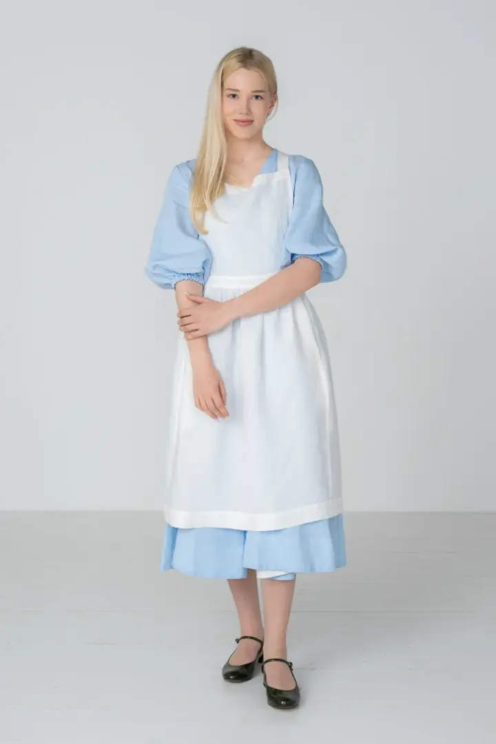 Pinafore – Cross-Back Linen Apron