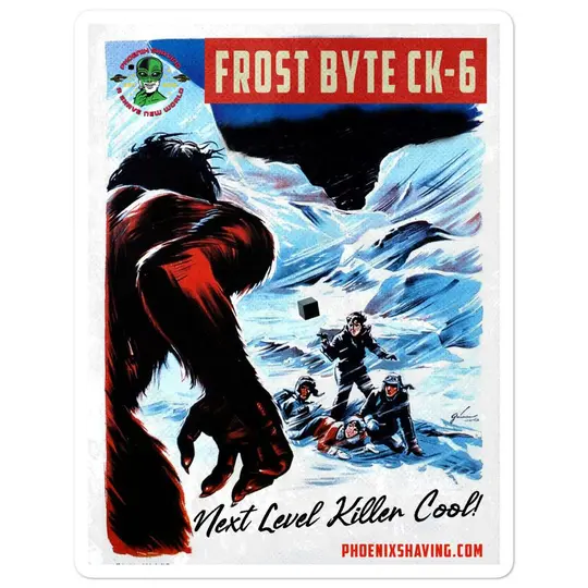 Frost Byte Killer Cool Bubble-Free Vinyl Stickers | Available in 3 Sizes