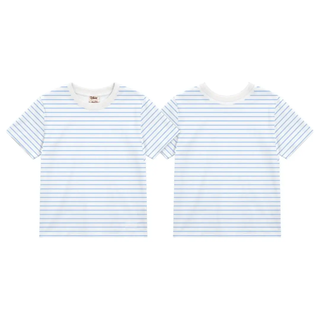 Elly Made Adult Tee - Blue Stripes
