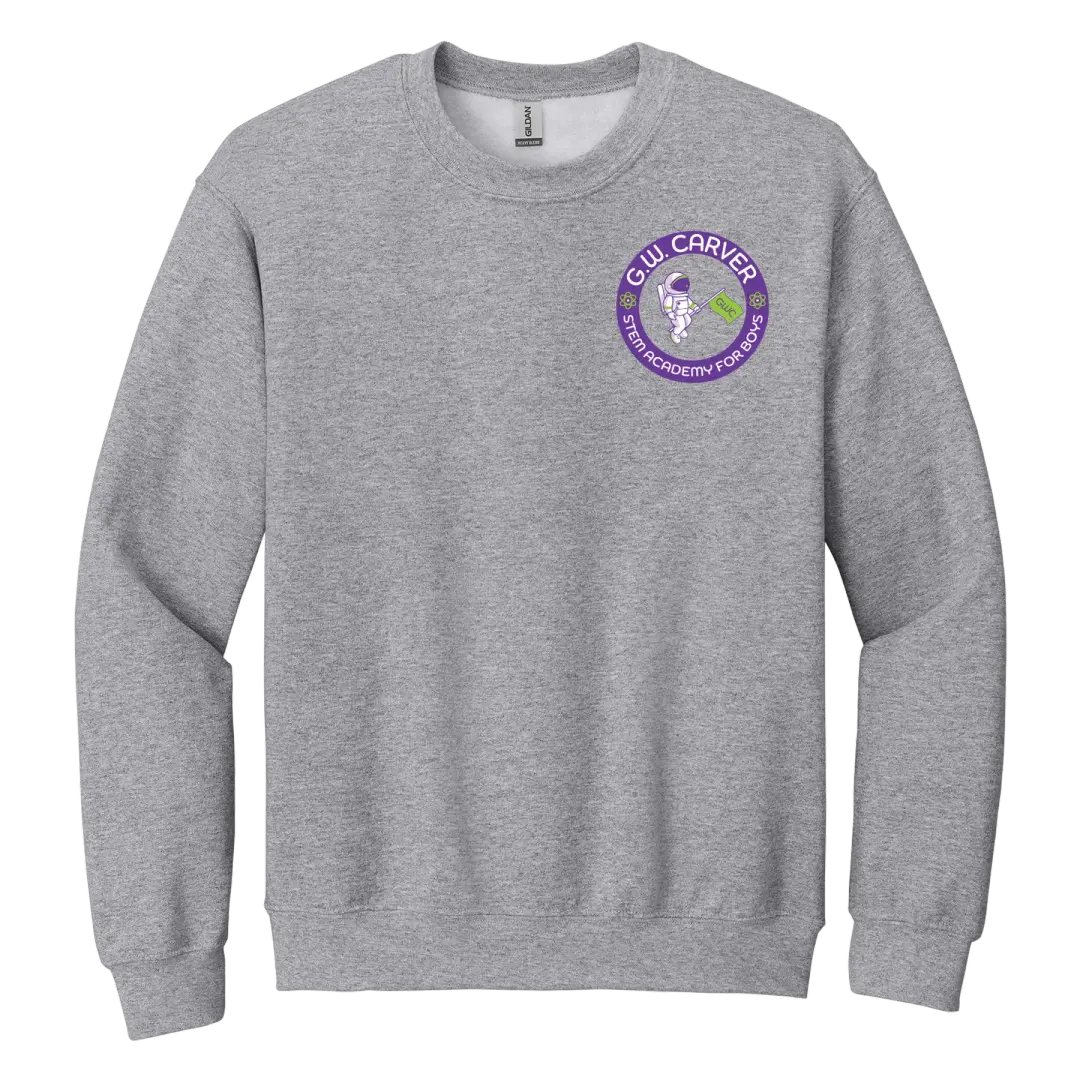 GWC STEM Academy Embroidered 18000B Youth Crewneck Sweatshirt