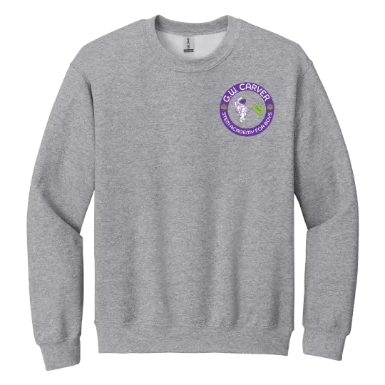 GWC STEM Academy Embroidered 18000B Youth Crewneck Sweatshirt