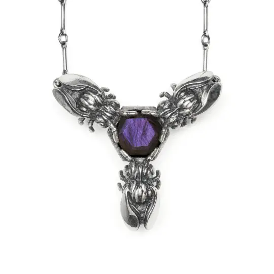 The Hidden Chamber. Purple Labradorite Necklace *Limited*