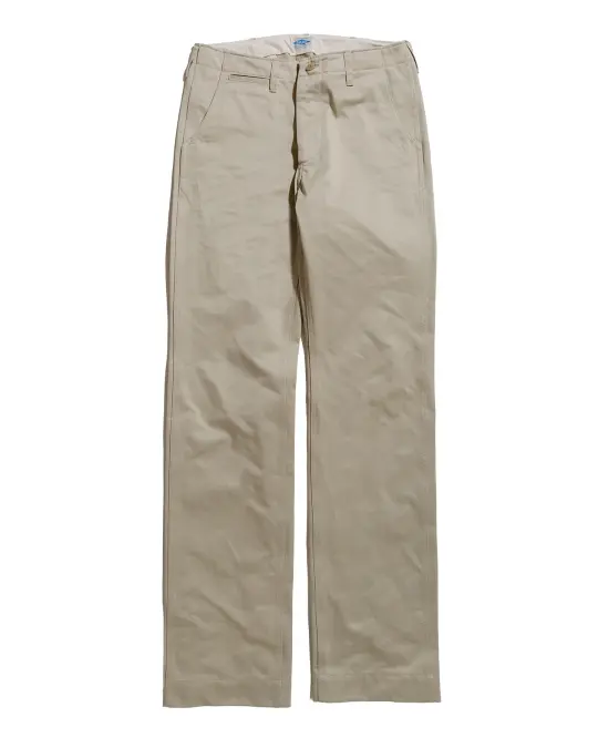 The Real McCoy's MP19010 Blue Seal Chino Trousers Beige