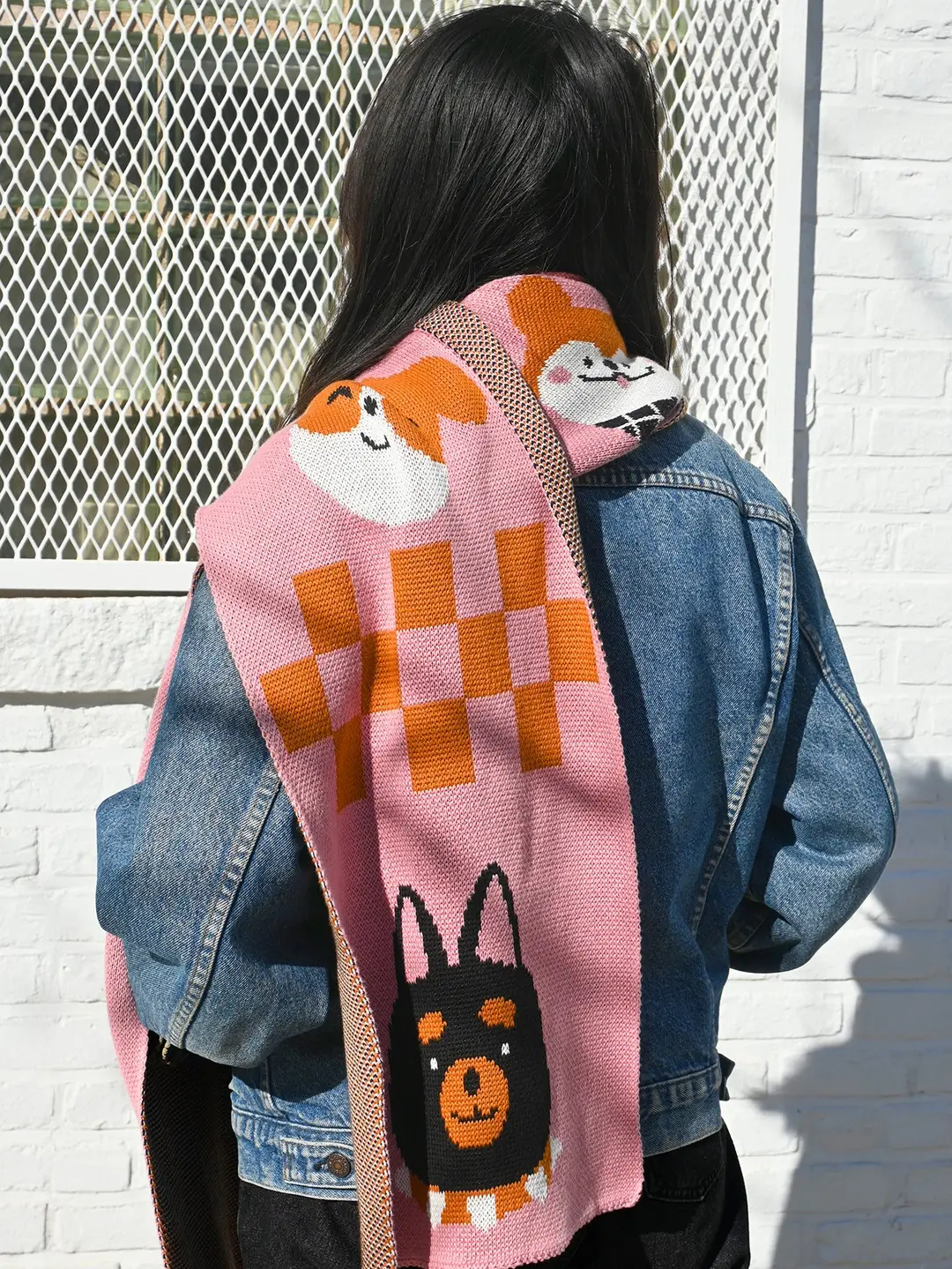 "DOGS" Jumbo scarf