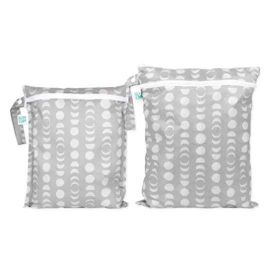 Wet Bag + Wet/Dry Bag Set: Lunar Phase