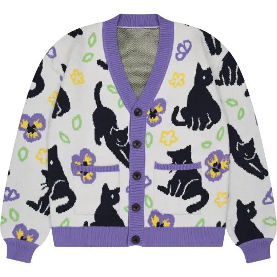 Meowin' Around Cardigan
