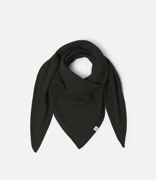 Medium Size Merino-Cashmere-Silk Triangle Scarf