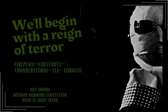 The Invisible Man Hand & Body Wash ~ Autumn Horrors Collection