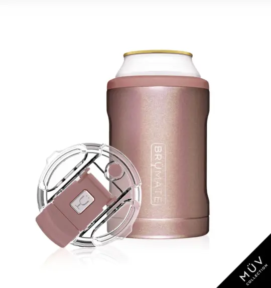 HOPSULATOR DUO MÜV 2-IN-1 | GLITTER ROSE GOLD (12OZ CANS/TUMBLER)