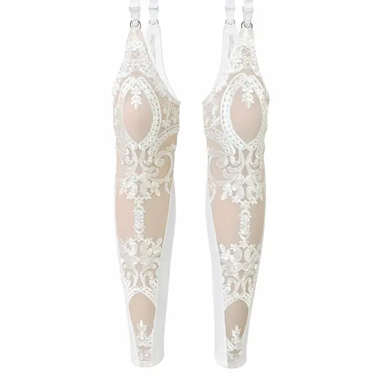 OHMYGOTH STOCKINGS - IVORY