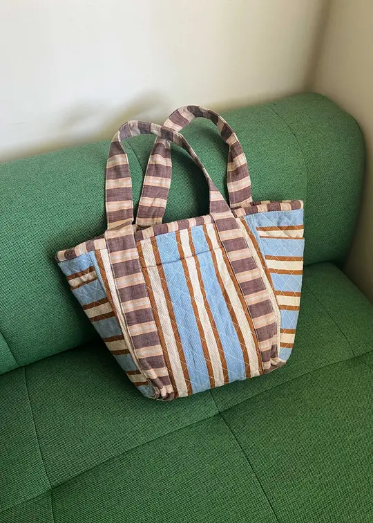 jumbo quilted tote | home | hydra