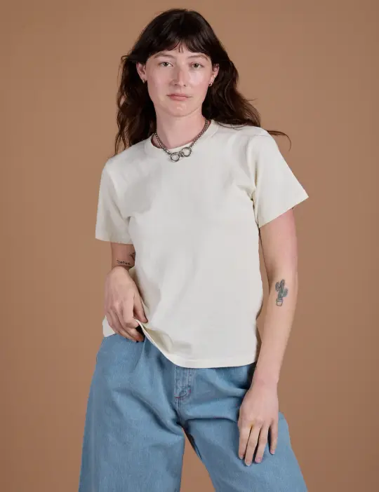 Burly Tee - Vintage Tee White