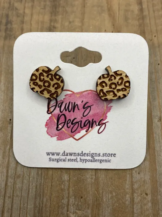Leopard Pumpkin Stud