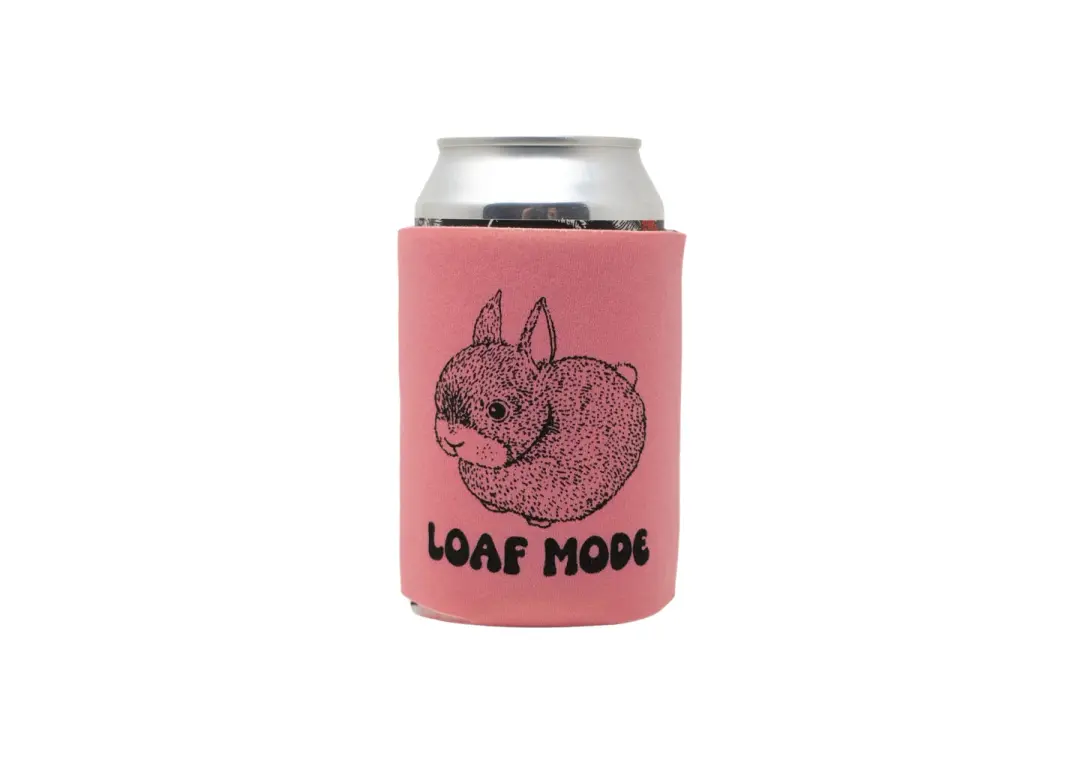 Pink Rabbit Can Holder