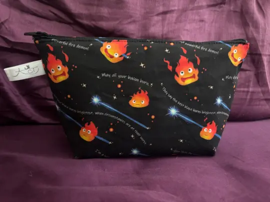 Fire Demon Zipper Pouch