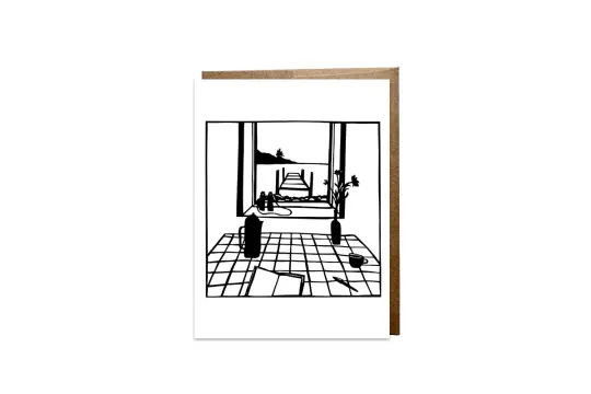 "Island View" card
