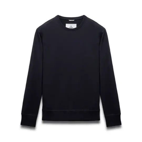 Midweight Terry Slim Crewneck