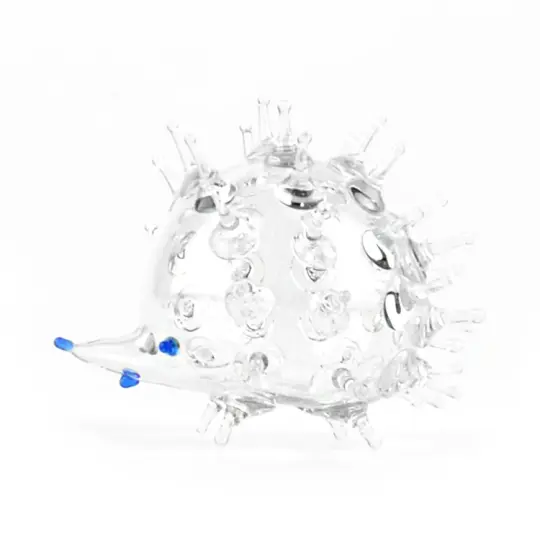 Hedgehog Glass Figurine