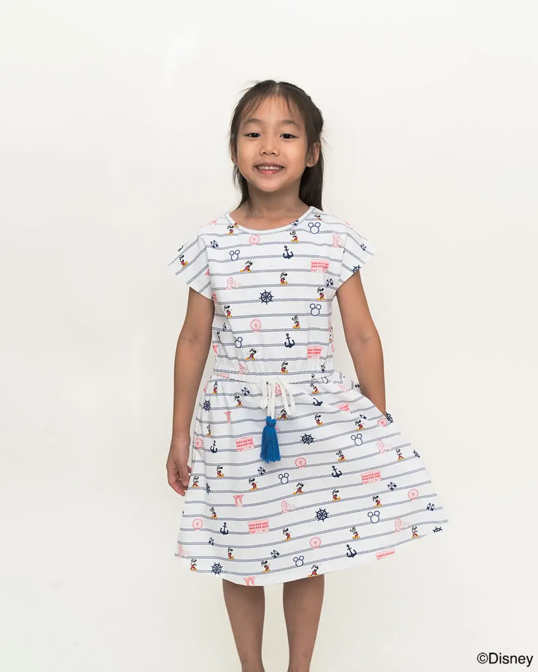 Hayley Dress - Nautical Mickey