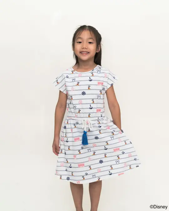 Hayley Dress - Nautical Mickey