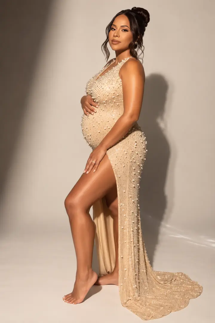 Alisa pearl gown