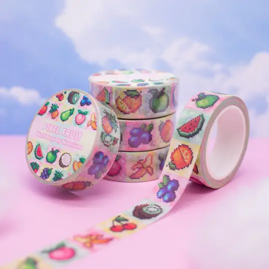 Pixel Fruit - washi tape