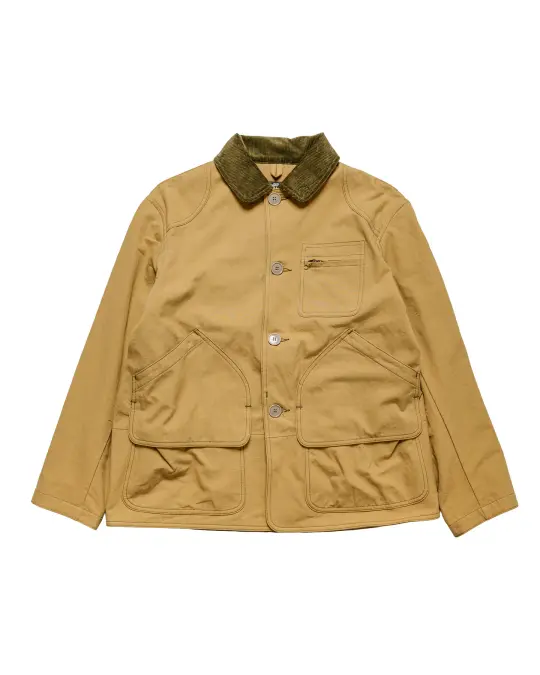 The Real McCoy's MJ25123 Cotton Canvas Barn Coat Brown