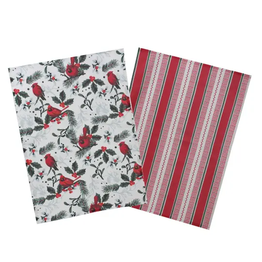 Yuletide Entertain Towels, Card