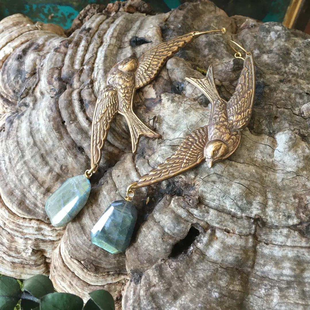 Phoenix Rising in Labradorite