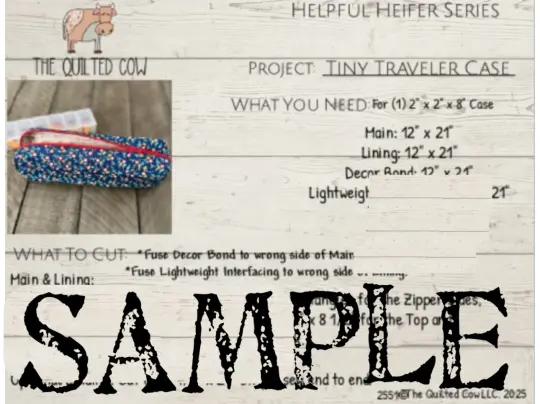 Helpful Heifer Tiny Traveler Case