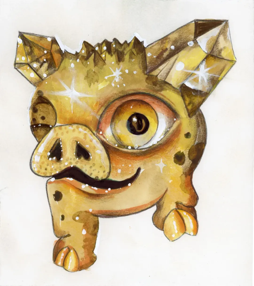 'Gibbles' Original GEMMYDOODLES Artwork