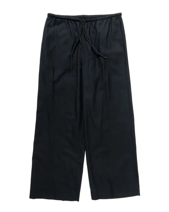 MARKAWARE Pajamas Pants 2/80 Organic Wool Viyella Black
