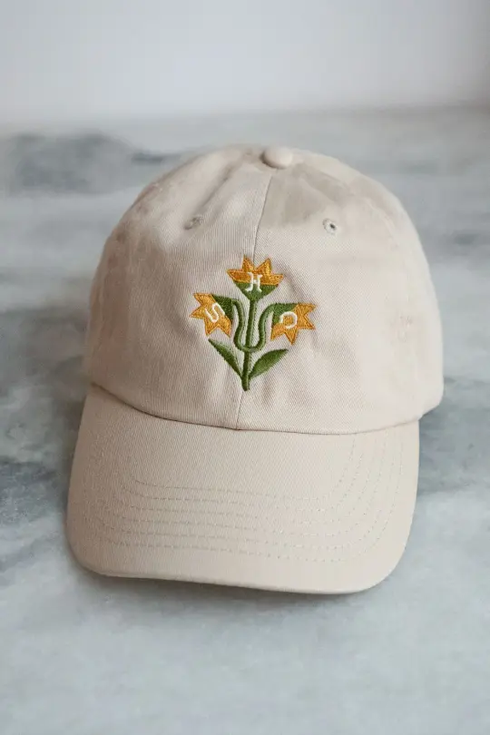 Quilt Flowers Dad Hat