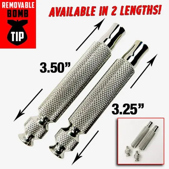 Removable Tip Bomb Tip Handle | 316L Stainless Steel | 2 Size Options!