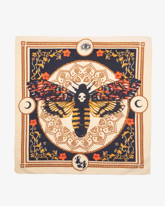 Felix Green Organic Cotton "Papillion" Bandana - Yellow