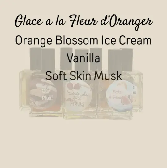 Glace à la Fleur d'Oranger