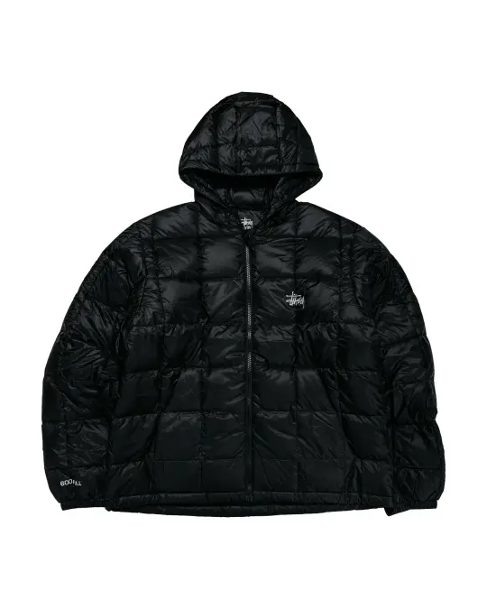 Stüssy Midweight Hooded Puffer Black